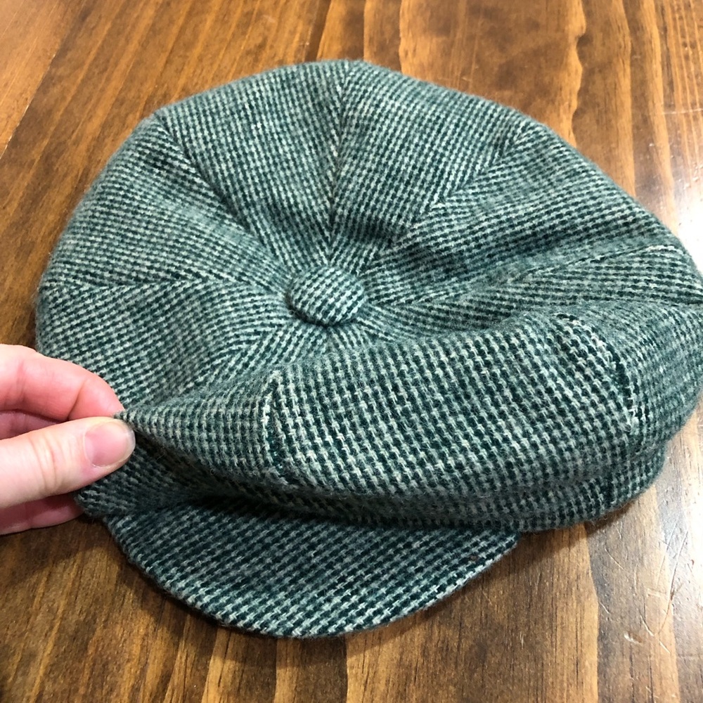 VTG Rosollino Milano United Hatters Cap & Millinery Union Newsboy Cap Sz 7 1/8
